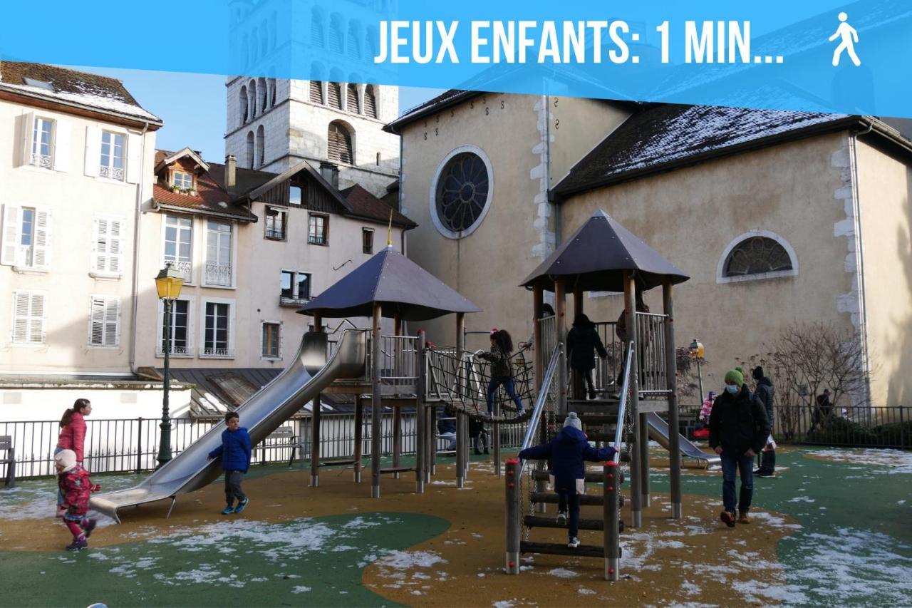 Le Carnot - Mycosyapart, Duplex Coeur De Ville Et Lac, Climatise Annecy Luaran gambar