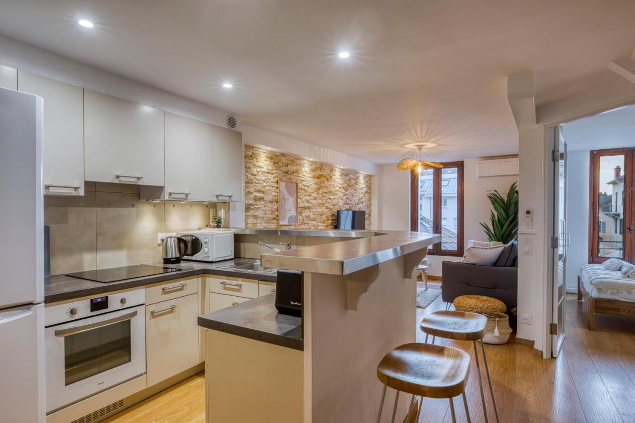 Le Carnot - Mycosyapart, Duplex Coeur De Ville Et Lac, Climatise Annecy Luaran gambar